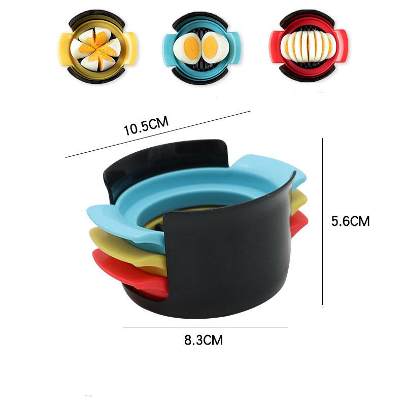 

3-in-1 Multifunctional Stainless Steel Egg Slicer, Korean Style Egg Divider, Kitchen Egg Cutter Splitter Tool