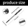 Long Lasting Alloy Steel Four Flute Four Edge Hole Saw Hex Shank Drill Bit Versatile Drilling Wood Plastic Applications