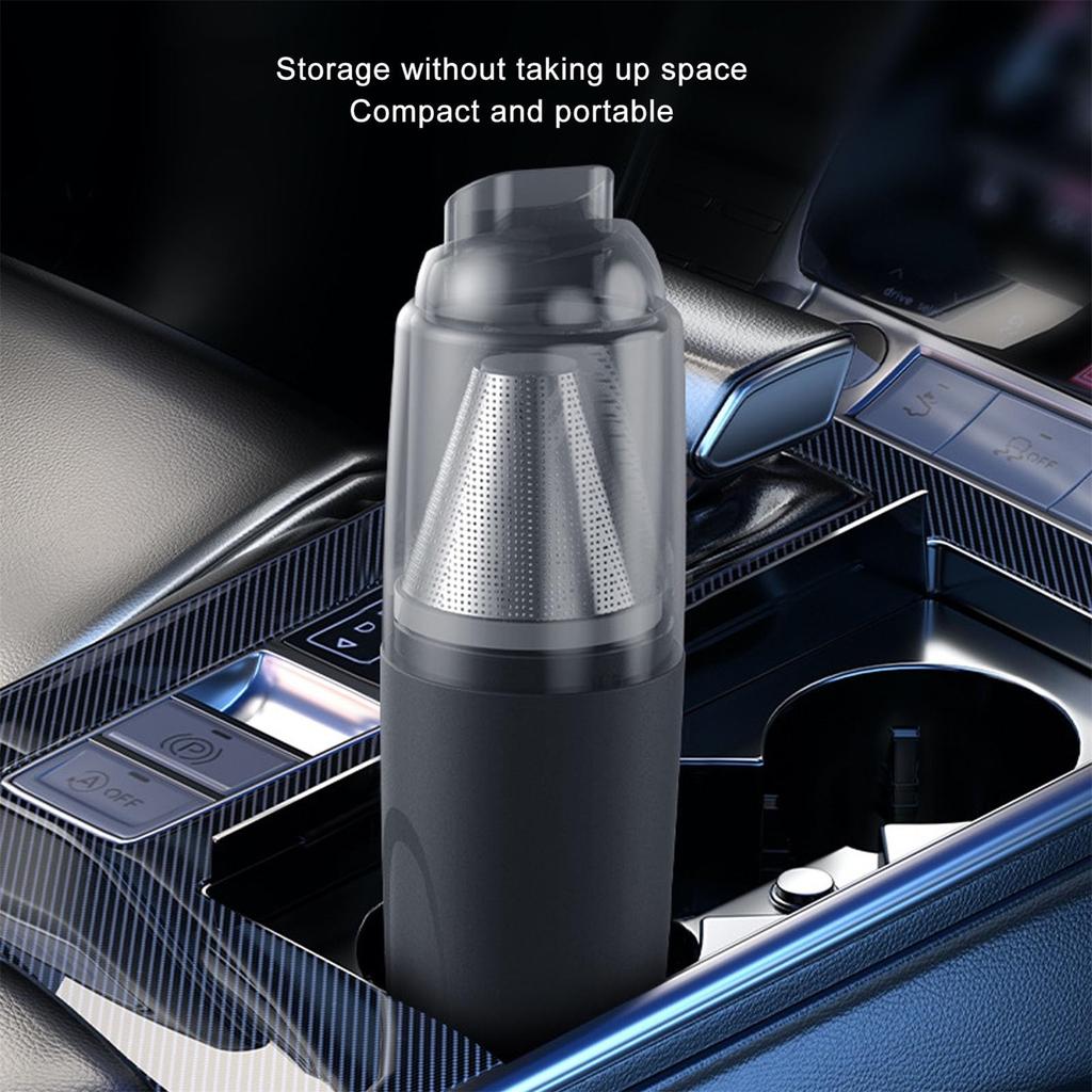 Handheld Car Vacuum Cleaner With 5 Nozzles, 2 In 1 High Power 10.1‑15KPA 1200mAH Cordless Car Vacuum Cleaner For Car Vehicle Home