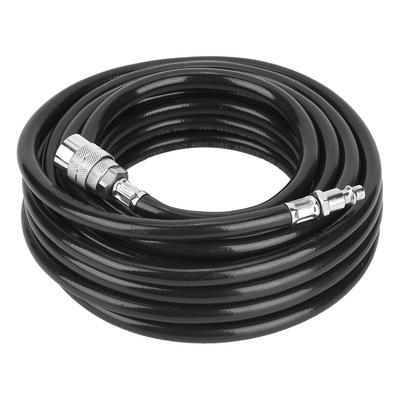 Kit Accessori per Tubo Pneumatico in PVC da 7,5 Metri per Compressore d'Aria con Raccordo Rapido Americano