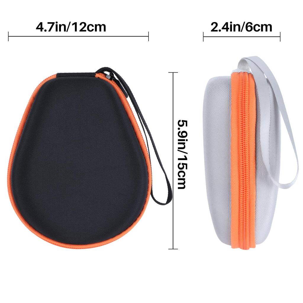 Lebakort Storage Case Compatible with Shokz OpenRun/Pro/mini/Pro 2 / OpenSwim Pro/OpenMove Open-Ear Headphones (Black Case)