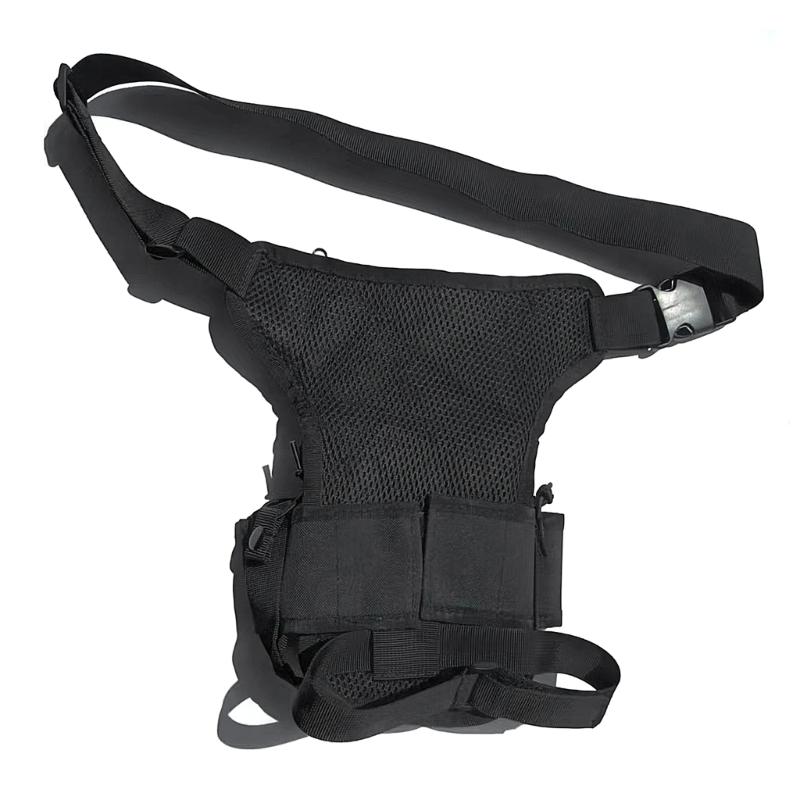 Oxford Cloth Two Way Radio Carry Bag Adjustable Camping Hiking Thigh Pouch Tactically Drop Leg Outdoor Slings Bags