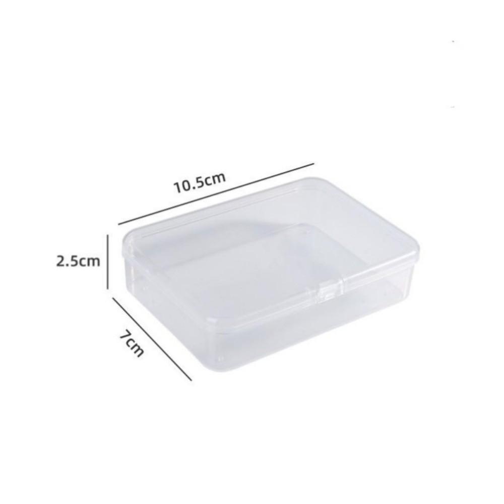 New Large Capacity Card Storage Box Dustproof Multifunctional Cards Storage Container with Lid Transparent Plastic Box
