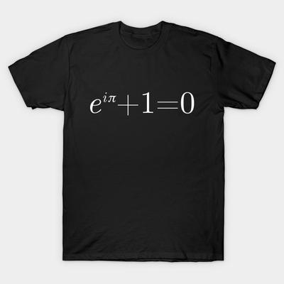 Euler's Equation (White) Funny Humor Tee Man Woman Gift Idea Unisex T-Shirt
