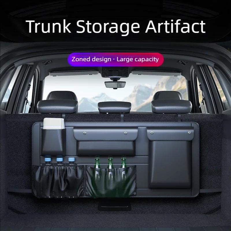 2025 Multifunctional Car Storage Bag Organizer Trunk Storage with Outdoor Glove Compartment for Vehicle Organization