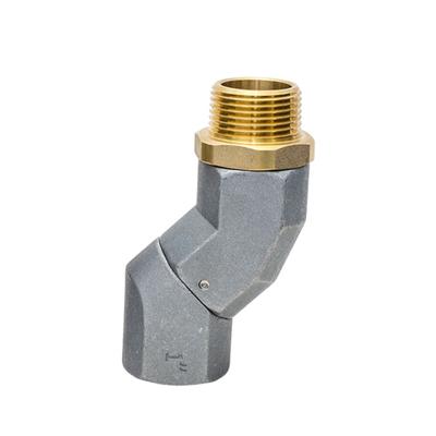 1"" Fuel Hose Swivel NPT Fuel Transfer Hose Swivel 360 Degree Rotatable Connector for Fuel Nozzle
