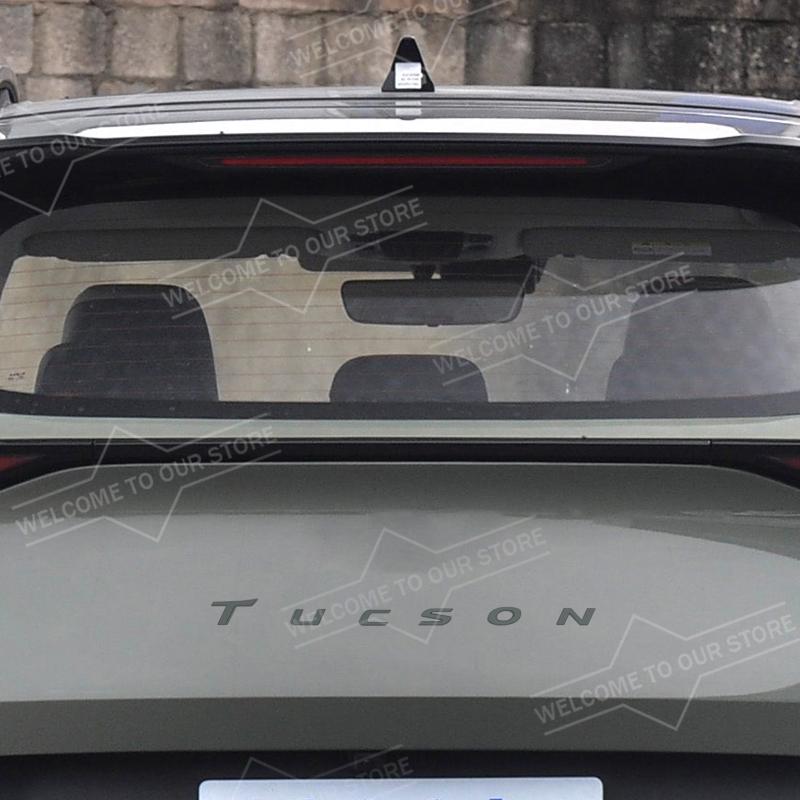 Car Styling Body Trunk 3D Metal For Tucson Letter Front Hood Bonnet Badge Stickers Decal Car Accessories