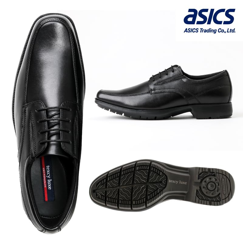 [Texcy Luxe] Zakenschoenen, Echt Leer, TU-7769, Heren, Zwart, 26,5 cm