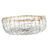 Obstkorb Eierbehälter Drahtgeflecht Snack Servierschale Aufbewahrungshalter