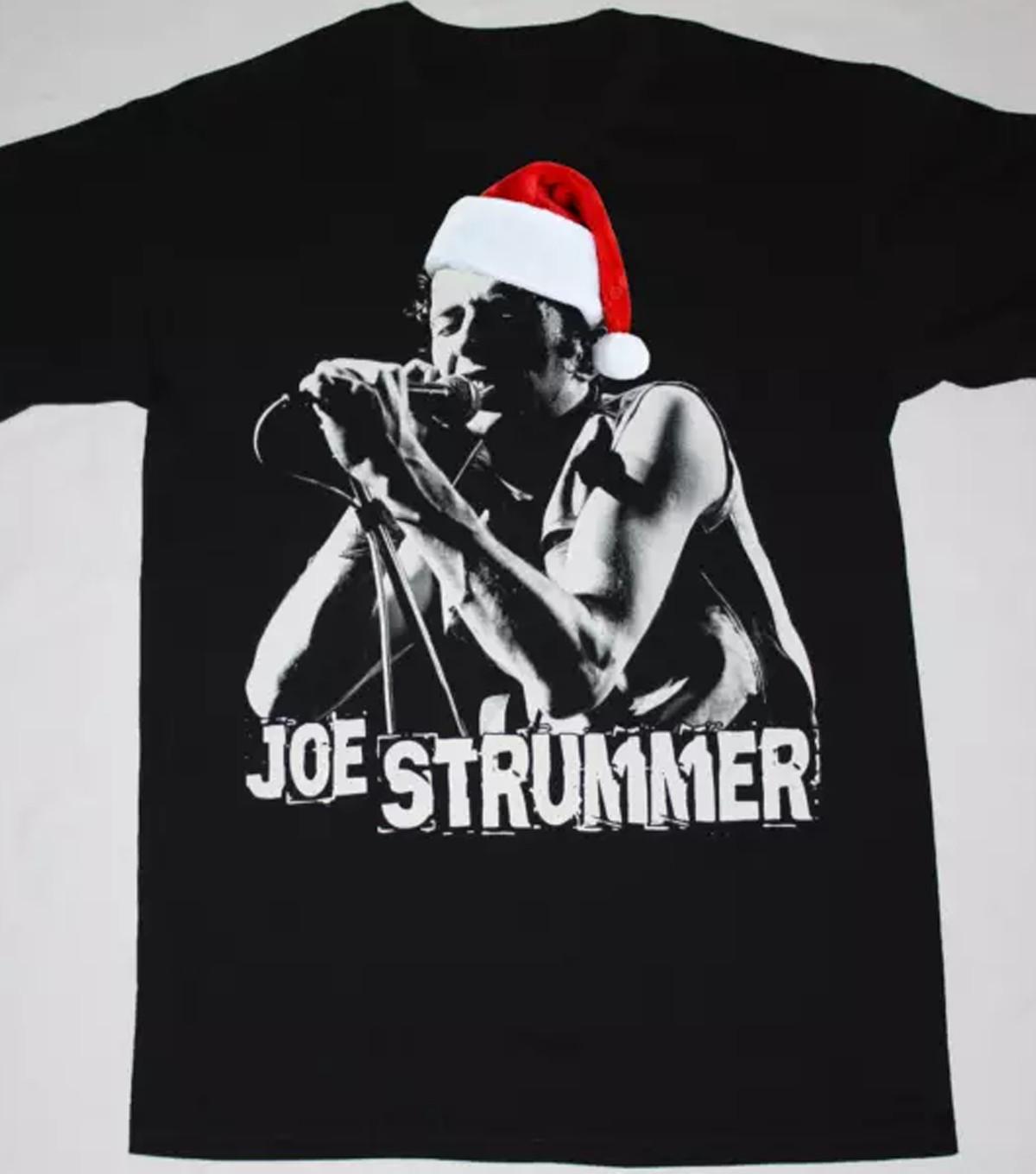 Joe Strummer The Clash band black T-shirt Unisex All sizes XX602 S