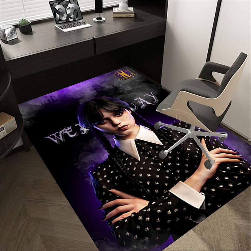 1pc scissors witchcraft Carpet Anti Slip Polyester Floor Mat for office.Bedroom