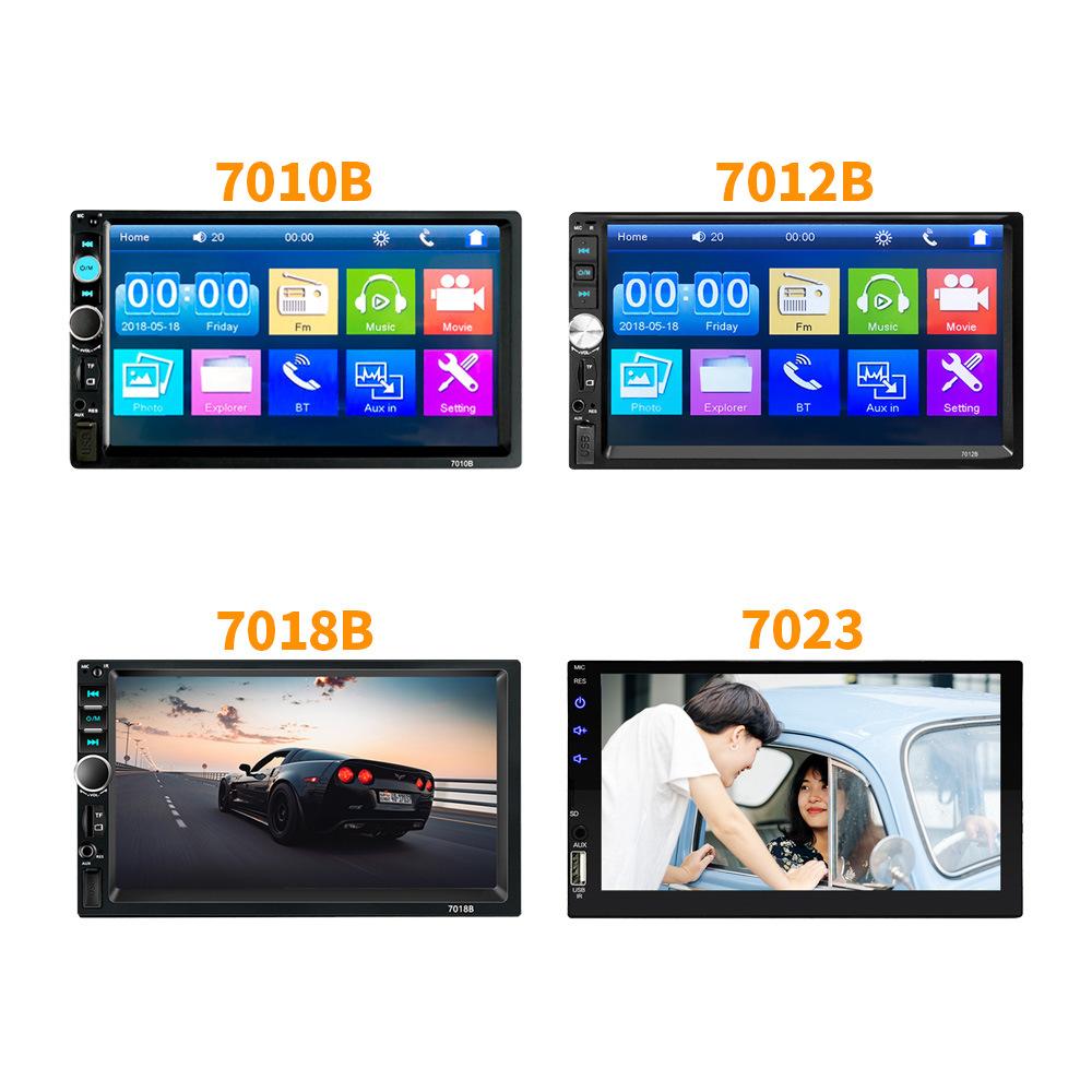 7-Inch Car Multimedia CarPlay Central Control Universal Radio Double Ingot 2din Bluetooth Car MP5 Player