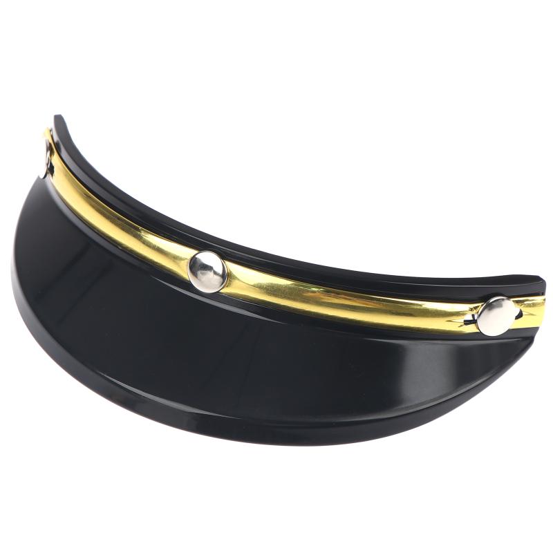 Motorcycle Face Shield Visor Retro Anti-Fog Scratch Resistant Universal Fit Replacement for Outdoor Road Riding