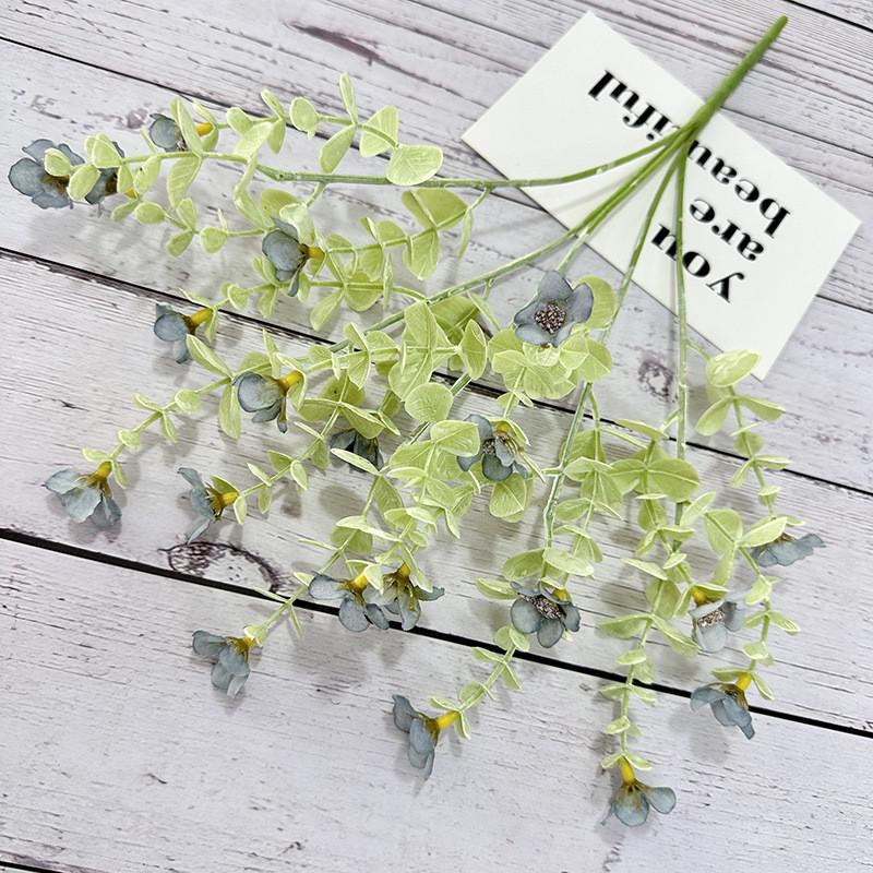 Dream Eucalyptus Blue Flower Bundle With Handmade Craft For Decoration Household