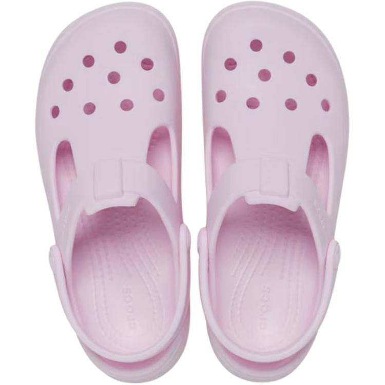 Crocs Classic Clog Mary Jane Versatile Comfortable Slip-Resistant Durable Low-Top Sandals Kids Sandals Pink 210615-6ZW