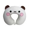 Bubu Cute Dudu U-Shaped Pillow Soft Plush Cartoon Panda Portable Neck Pillow Adult Friend Travel Pillow Nap Flight Neck Pillow