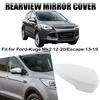 RH For Ford Kuga Escape MK2 2013-2019 White Mirror Cover Cap Assembly Right Side