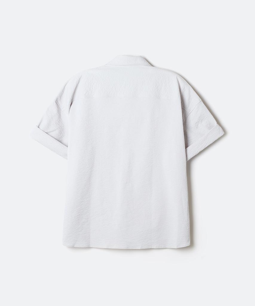 Seupao [Citywear] Oversized Short Sleeve Shirt_Spywg25C05