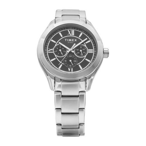

TIMEX TW2V95400 Stainless Steel Black Quartz Watch