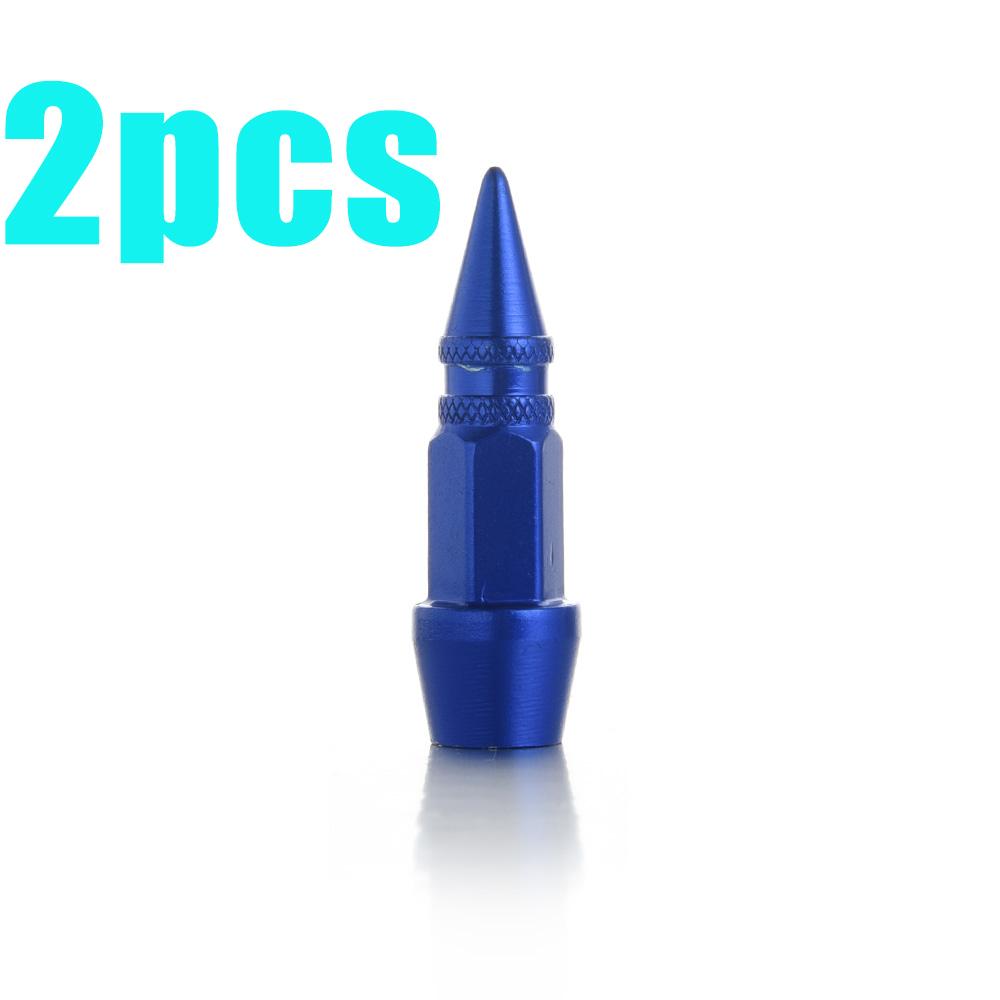 2/4pcs Long Pointed Tire Valve Caps for Automobiles and Motorcycles Tire Valve Cover Wear Parts Car Accessories