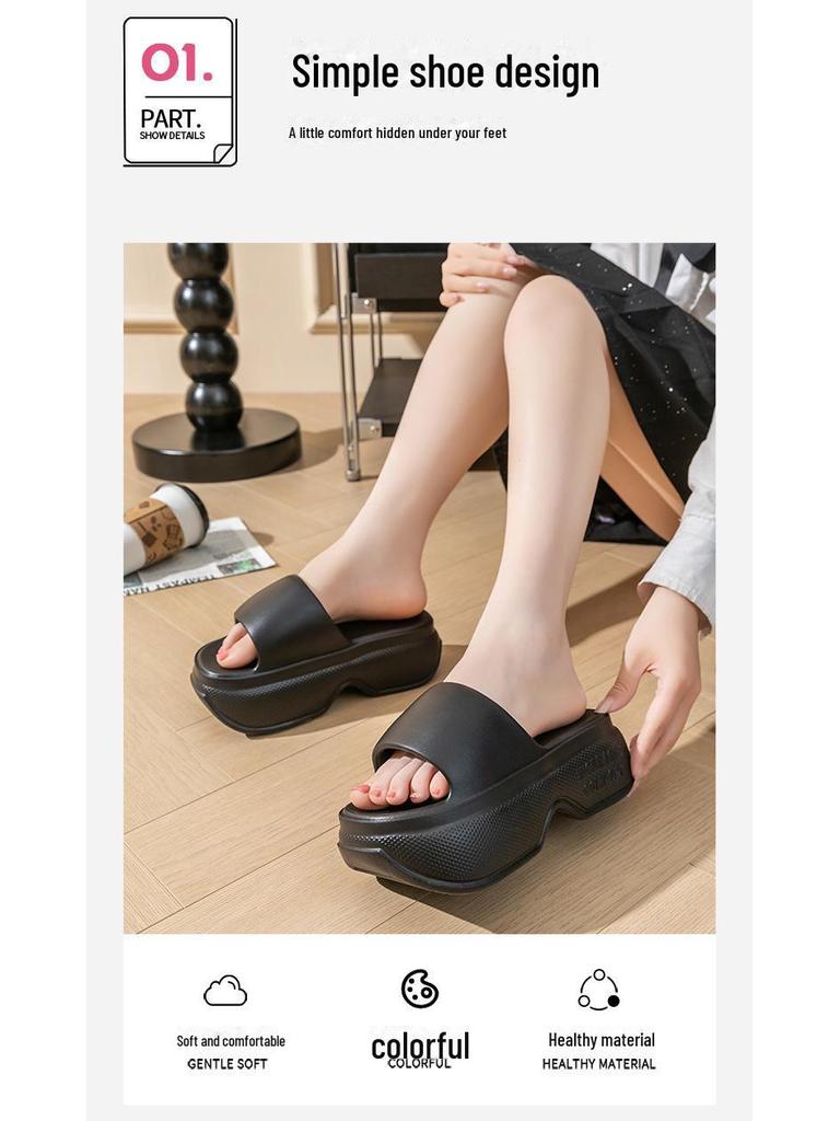 Women's Summer Thick-Soled Height-Increasing Non-Slip Outdoor Sandals for Bathing