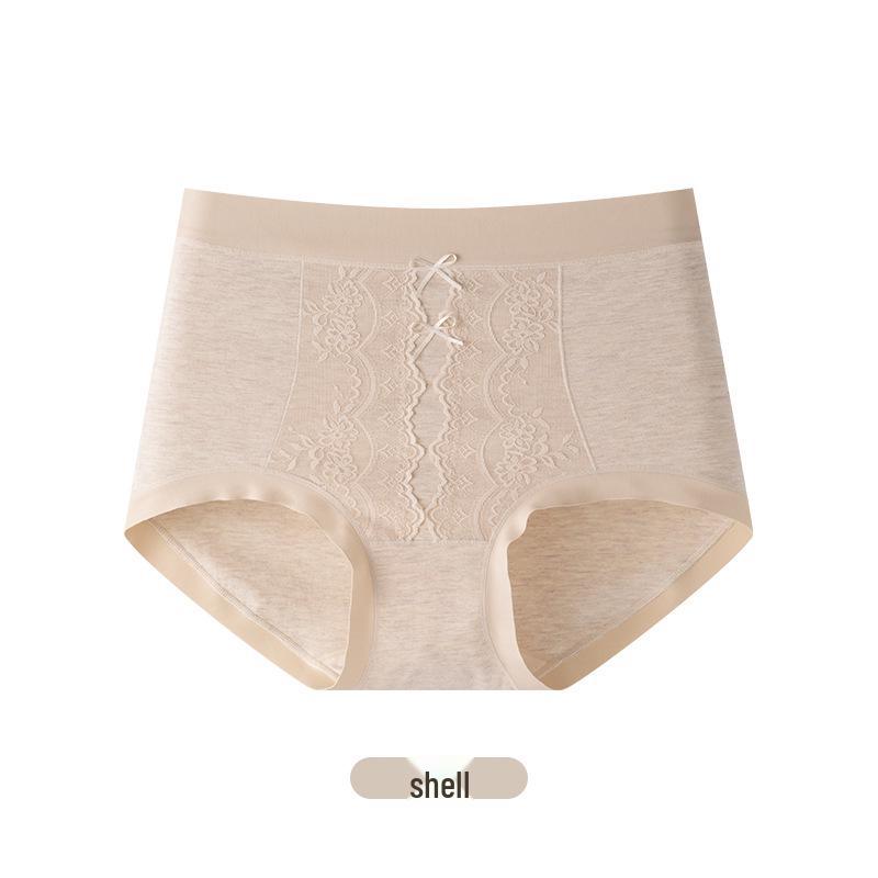 French Style High-Waisted Women s 7A Mulberry Silk Panties - Breathable, Soft, Sexy, Antibacterial Briefs XL (120-150 lbs)