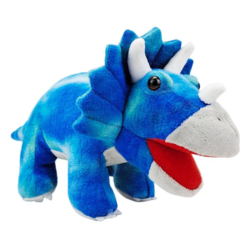 25cm Simulation Dinosaur Plush Toy Lifelike Triceratops Ankylosaur Stegosaur T-rex Pterosaur Dragon Doll Cartoon Soft Kids Gift