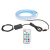 1.8m Flexible Car LED Light Strip with Remote Control Universal 12V 5W RGB Colorful for Front Bonnet