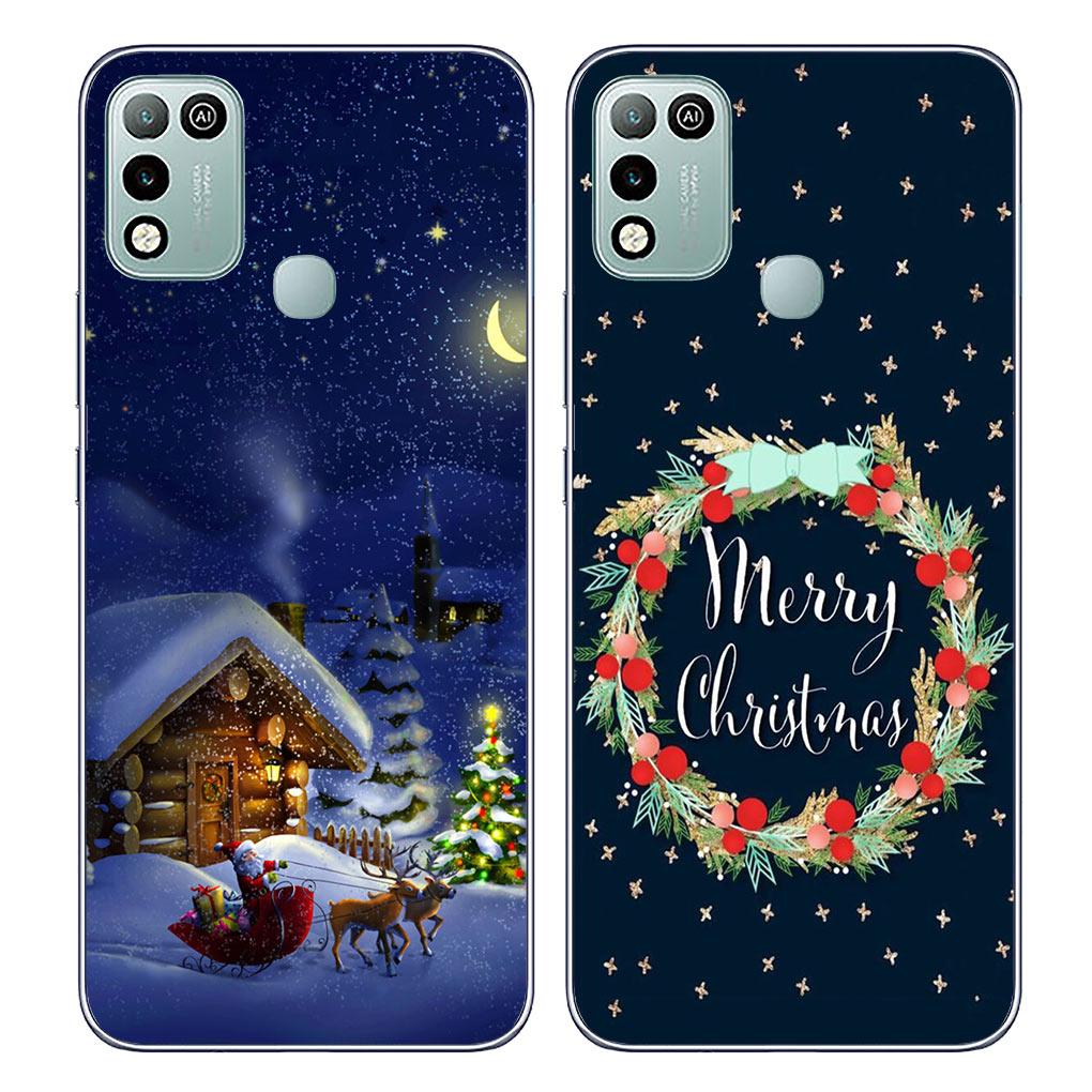 Merry Christmas Tree Deer Santa Claus Snow for Motorola Moto G13 G14 G53 G54 G62 G72 G82 G84 E13 E20 G42 G32 G23 G22 Phone Case