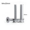 50pcs M4 Stainless Steel SS304 Flat Head Star Drive Machine Screws  S
