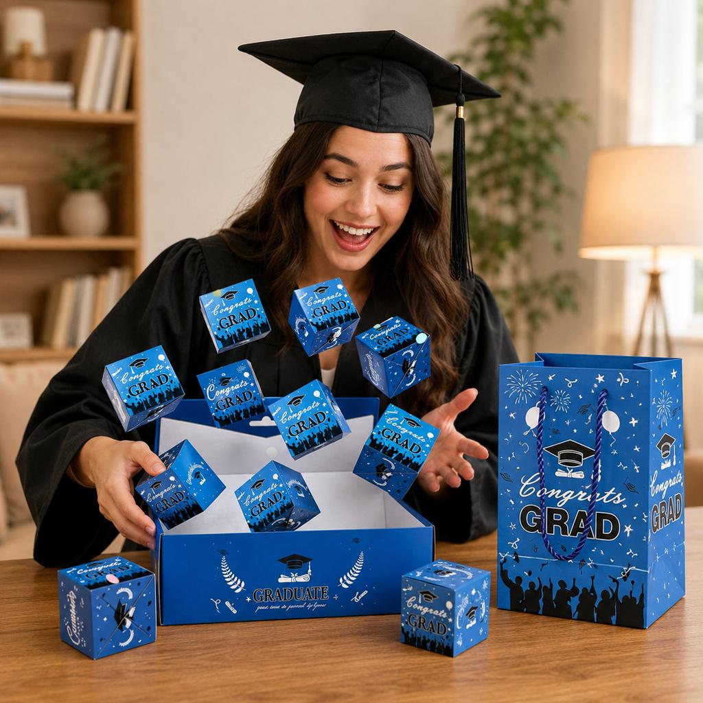 Graduation Gift Box 16 Up Po Album for High School College Party Favors