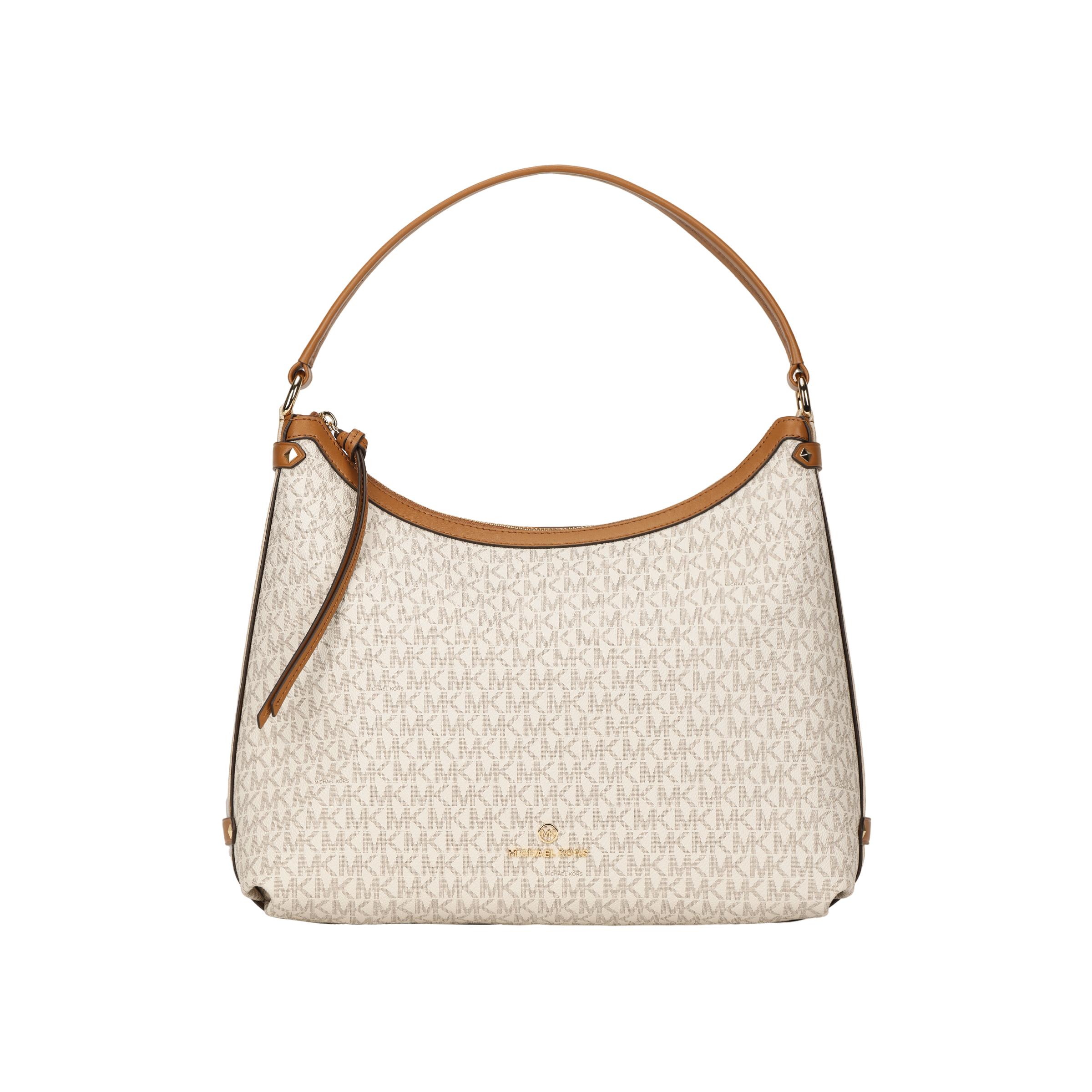

Michael Kors Mk Casual Signature Print Tote Bag Women Bags Vanilla Acorn 30T2G5VH3B-149 Basic Set (Bag+Dust Bag)