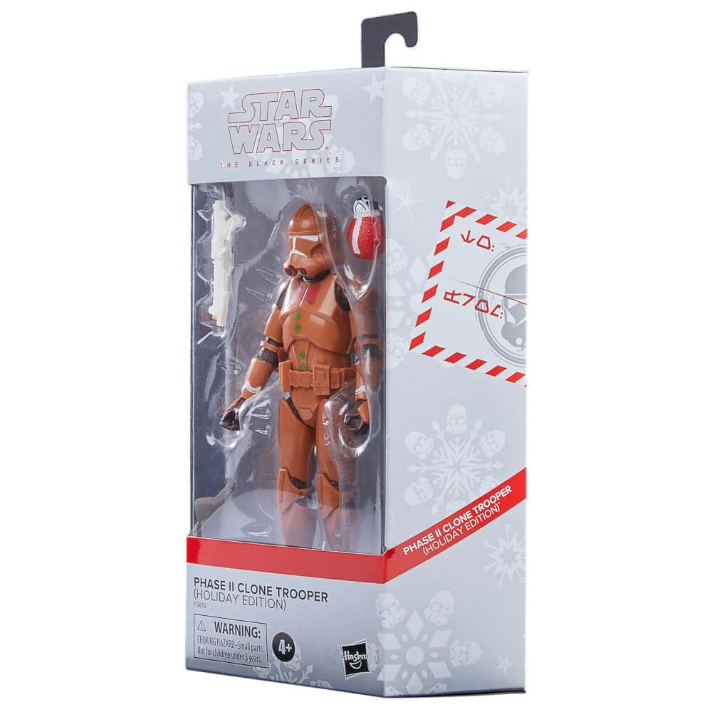 Star Wars Black Series Phase II Clone Trooper F5610 Multicolor Collectible Figure (Holiday Edition) 6-inch (Ages 4+)