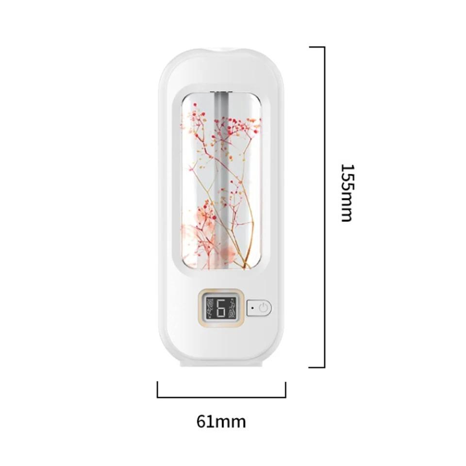 6 Moduser Aromadiffuser H3 Veggmontert Luftfriskerdispenser Duft Eterisk Olje Luftfukter Aromaterapi USB Oppladbar For Hjem Soverom