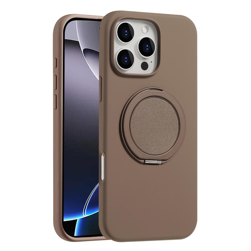 Bulk Purchasing For iPhone 16 Pro Max Magnetic Case Large Cutouts Kickstand Liquid Silicone Phone Cover