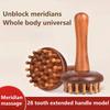 Sandalwood Gua Sha Massage Tool Multi-Use Wooden Comb for Meridian Stimulation On Head, Neck, Shoulders, Abdomen, and Legs
