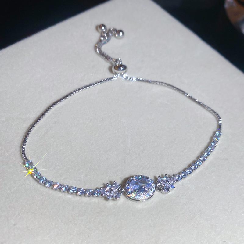 Bracciale Geometrico in Zirconi di Lusso Raffinato: Design Colorato e Versatile