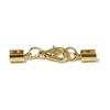Clasp for Jewelry, 4mm Ø, Gold, Assembled Av. Carabineer, 1 Pc
