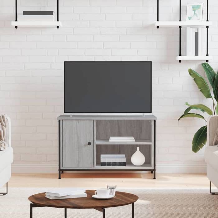 VidaXL Meuble TV Sonoma gris 80x40x50 cm Bois d'ingénierie 832771