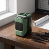 Ventilador de Cintura Recarregável com Lanterna LED Ventilador Portátil com Clipe de Cintura com Corda para Pendurar Ventilador de Resfriamento de Alto Volume de Ar de 100 Marchas para Acampamento ao Ar Livre Canteiro de Obras