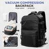 Vacuum Backpack Travel Bag For Men Large Capacity Backpack Business Laptop Backpack Women Men Expandable Backpack School Bag