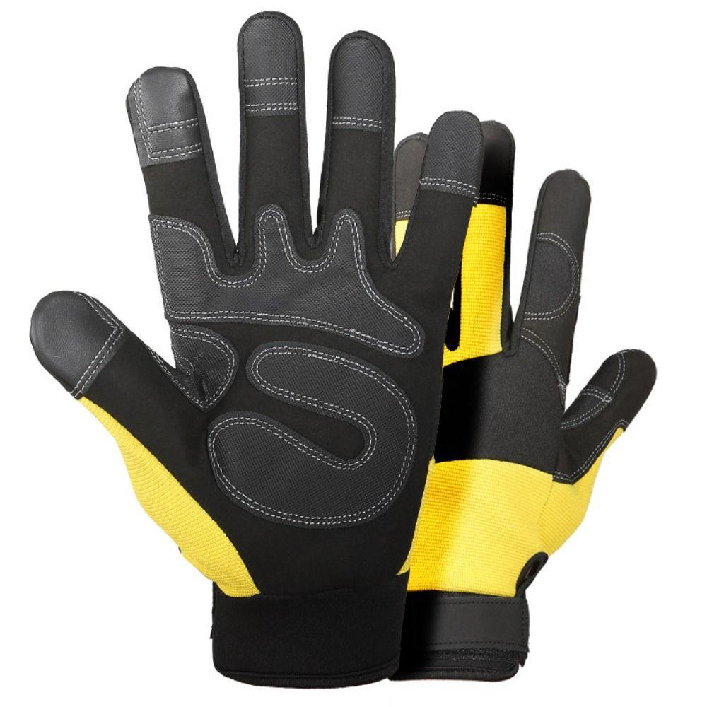 Anti Slip Outdoor Gloves Full Finger Sports Gloves Utility Garden Work Gloves  Construction