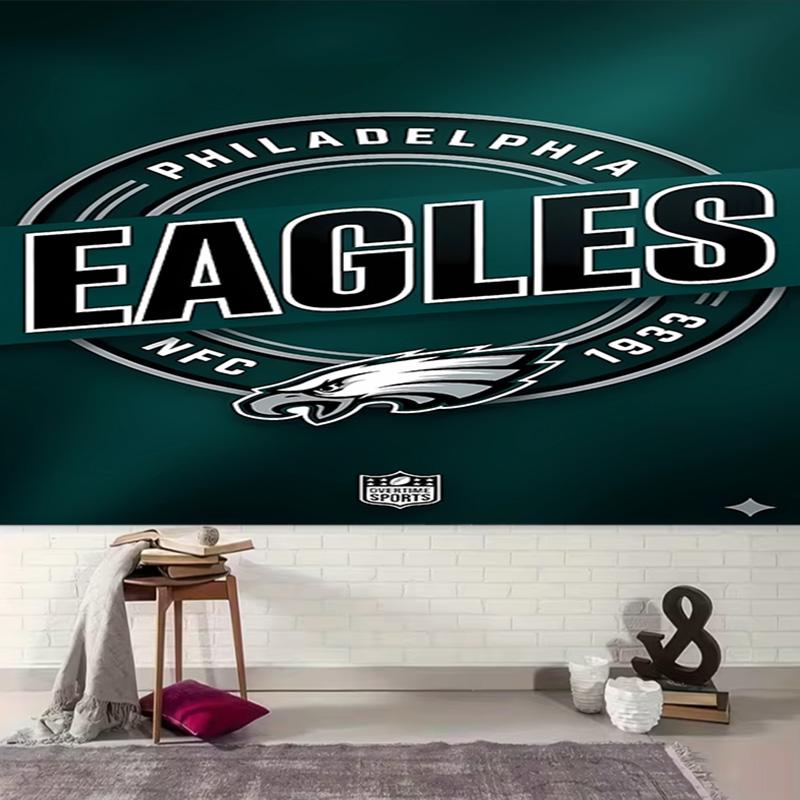 1pc Philadelphia Eagles LOGO Tapestry, Living Room, Bedroom, Office, Party Decor, Ideal Festive Gift