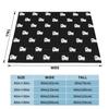 Undertale Dog Heart Blanket Super Soft Fleece Sofa Throw Blanket for Home Bedroom Travel Throws Bedspread Quilt