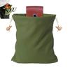 Hands Free Picking Sack Collapsible Foraging Bag with Belt, Canvas And PU Leather Waist Fruit Pouch, Adjustable for Fruits Vegetables Gardening
