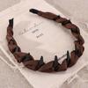 Comfortable Women's Satin Hairband Adjustable Non-Slip Headband Wrapped Hair Hoop  Hair Accessories