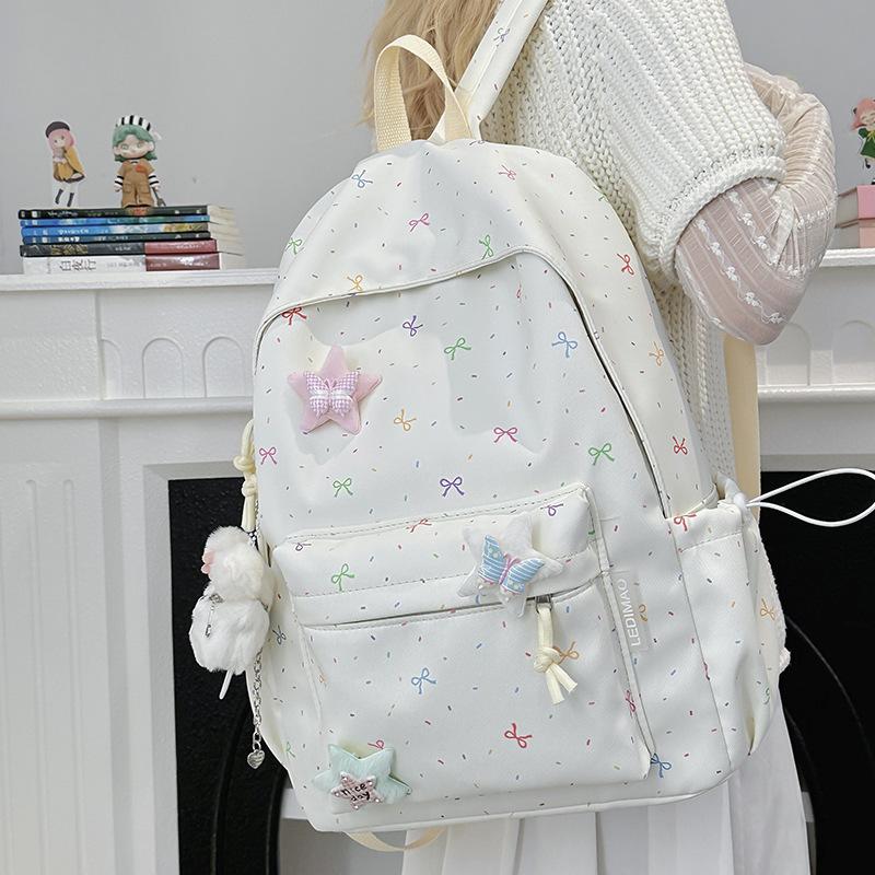 Schoolbag1011 New Japanese Small Fresh Backpack Korean Version Ins Style Schoolbag Female Cute Student Lightweight Versatile Backpack
