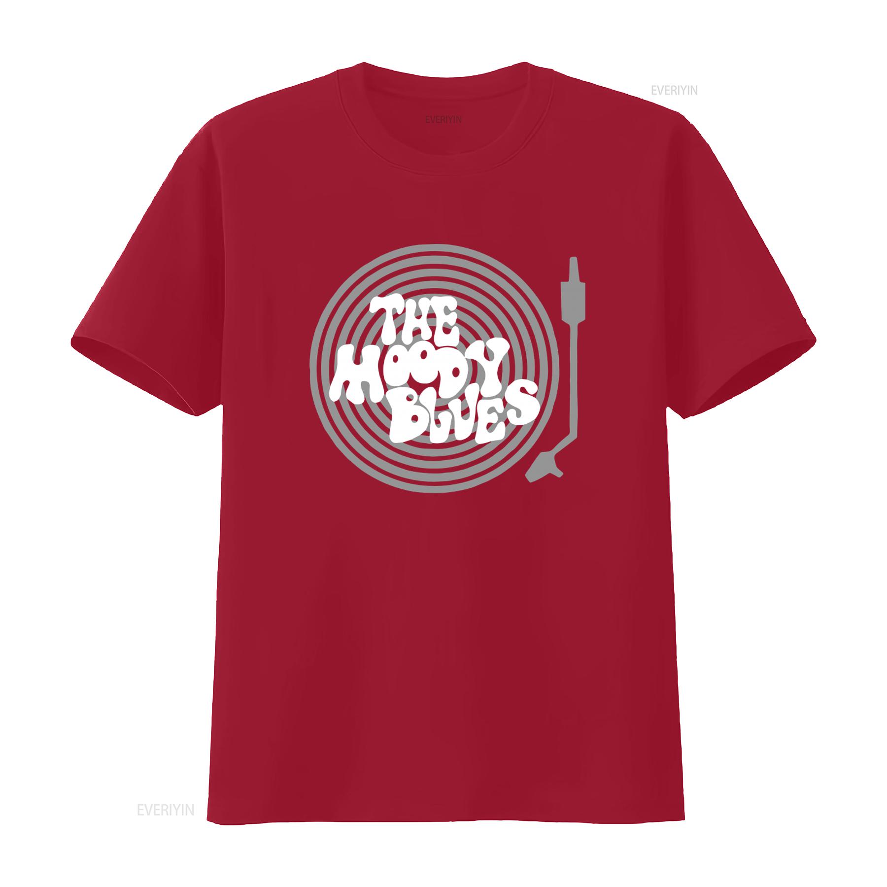 Moody Blues Record Player Design Mens T Shirt Vinyl LP Inspired Perfect for Prog Rock Fans and Concert Tour Merch Lovers S
