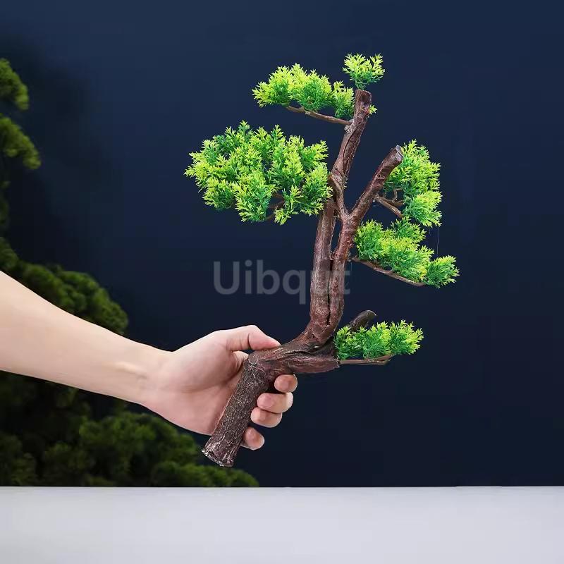 Sashimi Swing Plate Pine Tree Decorative Plate Cold Dishes from Huacao Hotel Dish Plate Embellish Flowers Seafood Pose Making