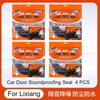 For Li Lixiang L6 L7 L8 L9 MEAG I6 I8 Car Door Seam Sound Insulation Waterproof Rubber Strip Car Mute Noise Reduction Accessory